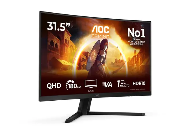 AOC Gaming CQ32G4VE - G4 Series LED-skjerm gaming kurvet 32" (31.5...