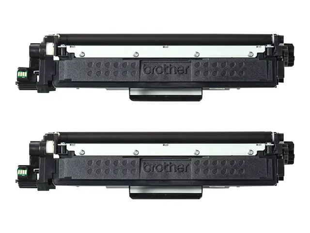 Brother TN247BK TWIN - 2-pack Høy ytelse svart original tonerpatro...