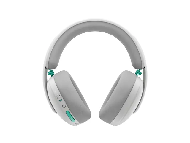 Logitech G G325 - Hodesett - full størrelse Bluetooth / LIGHTSPEED - trådløs - USB-C via Bluetooth-adapter - hvit 