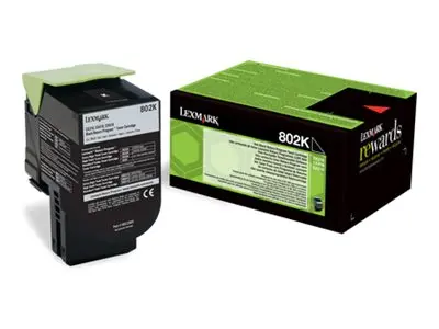 Lexmark 802K - Svart original tonerpatron LCCP, LRP for CX310dn, C...
