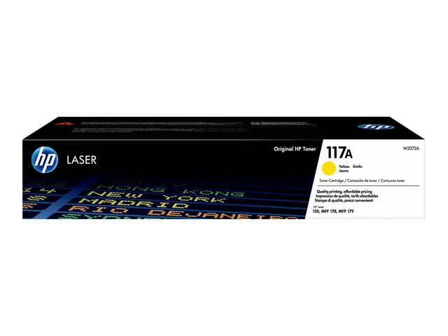 HP 117A - Gul - original - tonerpatron (W2072A) - for Color Laser ...