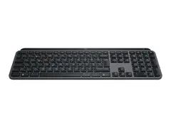 Logitech MX Keys S - Tastatur - bakbelysning trådløs - Bluetooth LE - QWERTY - amerikansk engelsk - tastsvitsj: Scissor-Key - grafitt