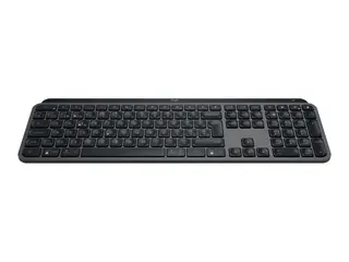 Logitech MX Keys S - Tastatur - bakbelysning trådløs - Bluetooth LE - QWERTY - amerikansk engelsk - tastsvitsj: Scissor-Key - grafitt