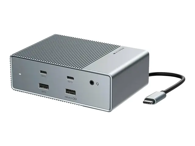HyperDrive GEN2 - dokkingstasjon USB-C 2 x HDMI, DP 1GbE