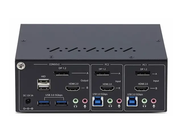 StarTech.com 2-Port Dual-Monitor DisplayPort en HDMI KVM Switch, 4...
