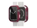 OtterBox Eclipse - Beskyttende deksel frontdeksel for smartarm&#229;ndsur med skjermbeskyttelse - revb&#230;r (rosa) - for Apple Watch Herm&#232;s Series 7, Herm&#232;s Series 9, Nike Series 7, Series 7, Series 8, Series 9
