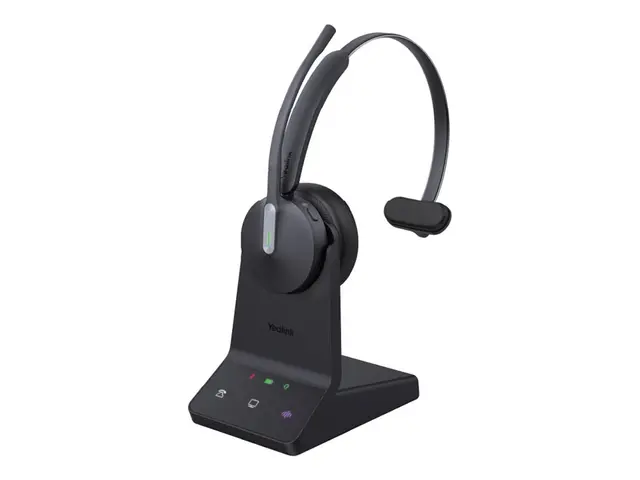 Yealink WH64 Mono - Hodesett on-ear DECT / Bluetooth trådløs Certi...