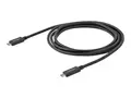 StarTech.com USB 3.1 Type C Cable 6 ft / 2m - with Power Delivery (USB PD) - Power Pass Through Charging - USB Charger (USB315CC2M) - USB type C-kabel - 24 pin USB-C til 24 pin USB-C - 2 m