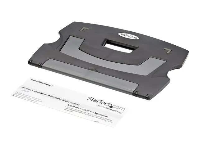 Startech Portable Laptop Stand - Adjustable Ergonomic Desk Riser f...