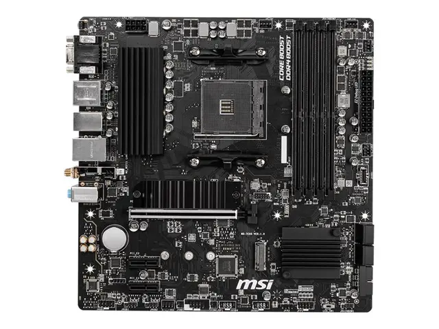 MSI B550M PRO-VDH WIFI - Hovedkort micro ATX Socket AM4 AMD B550 C...