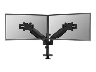 Neomounts NEXT One DS65S-950BL2 - Monteringssett (leddarm) full bevegelse - for 2 LCD-skjermer - aluminium - svart - skjermst&#248;rrelse: 24&quot;-34&quot; - skrivebordsmonterbar