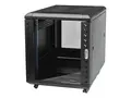 StarTech.com 12U AV Rack Cabinet - Network Rack with Glass Door 19 inch Computer Cabinet for Server Room or Office (RK1236BKF) - Rack skap - svart - 12U - 36&quot;