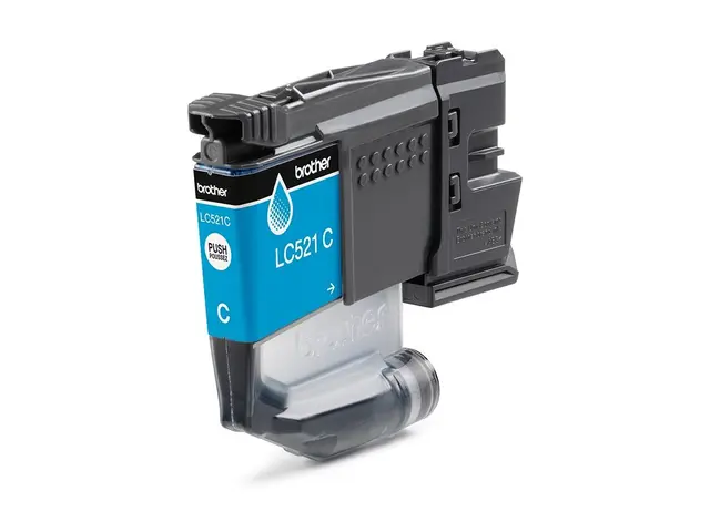 Brother LC521C - Cyan original pillow pack blekkpatron for DCP-J12...
