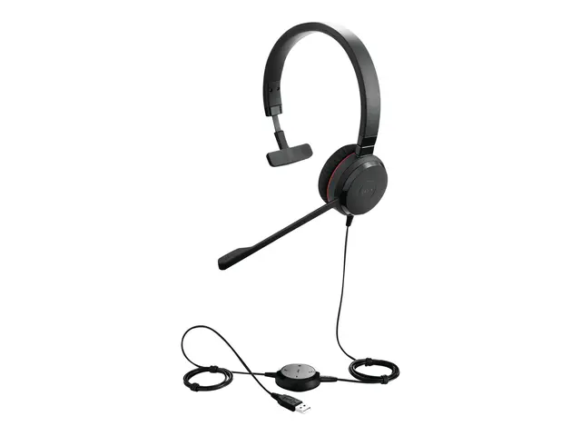 Jabra Evolve 30 II Mono - Hodesett - on-ear - erstatning - kablet ...