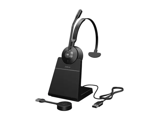 Jabra Engage 55 SE Mono - Hodesett on-ear DECT trådløs USB-A via a...