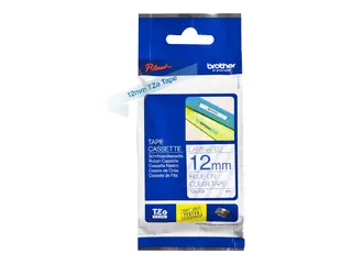 Brother TZe-133 - Blått på klart - Rull (1,2 cm x 8 m) 1 kassett(er) laminert teip for Brother PT-D210, D600, H110, P750, P950; P-Touch Cube PT-P300; P-Touch Cube Pro PT-P910