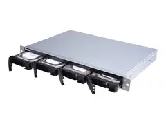 QNAP TL-R400S - Harddiskarray - 4 brønner (SATA-600) SATA 6Gb/s (ekstern) - kan monteres i rack - 1U