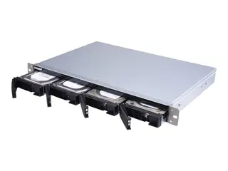 QNAP TL-R400S - Harddiskarray - 4 brønner (SATA-600) SATA 6Gb/s (ekstern) - kan monteres i rack - 1U