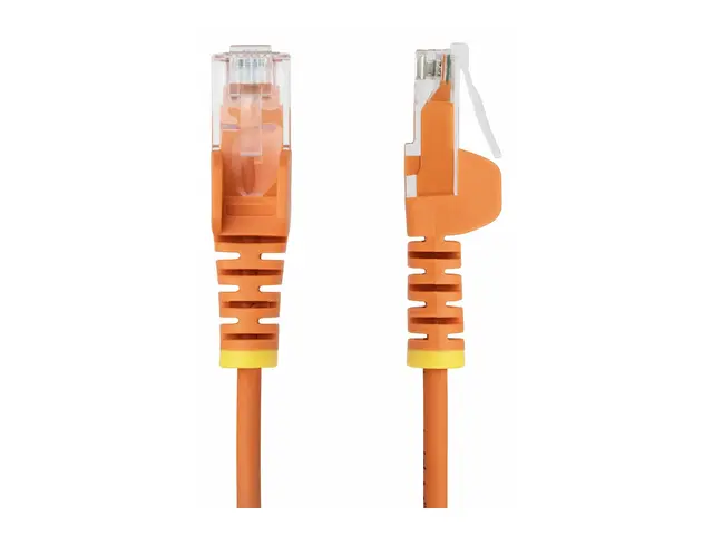 StarTech.com 50cm Orange Slim CAT6 Ethernet Cable, Snagless, 28AWG...