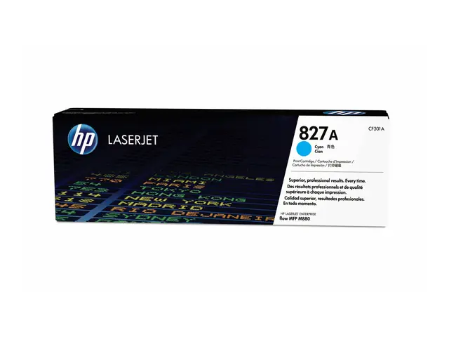 HP 827A - Cyan - original - LaserJet - tonerpatron (CF301A) - for ...