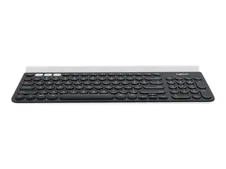 Logitech K780 Multi-Device - Tastatur - trådløs Bluetooth, 2.4 GHz - Storbritannia - hvit