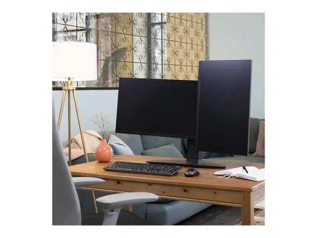 Ergotron Neo-Flex - Stativ for 2 LCD-skjermer svart skjermstørrels...