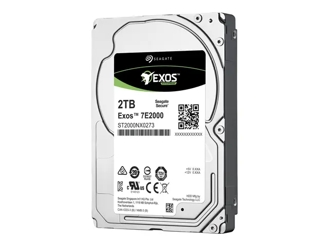Seagate Exos 7E2000 ST2000NX0273 - Harddisk 2 TB intern 2.5" SFF S...