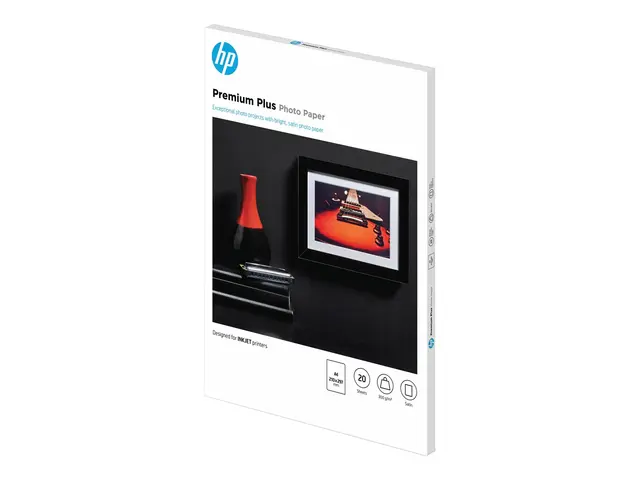 HP Premium Plus Photo Paper - Halvblank A4 (210 x 297 mm) 300 g/m²...