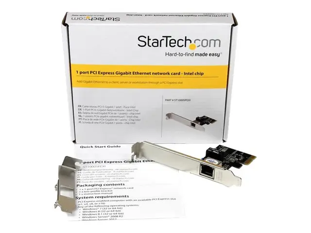 StarTech.com 1-Port Gigabit Ethernet Network Card - PCI Express, I...