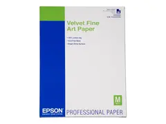 Epson Fine Art Velvet - Fl&#248;yel - A2 (420 x 594 mm) 25 ark kunstpapir for SureColor P5000, P800, SC-P10000, P20000, P5000, P7500, P900, P9500