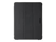 OtterBox React Series - Skjermdeksel for nettbrett med blyantholder - svart - for Apple 10.2-inch iPad (8. generasjon, 9. generasjon)