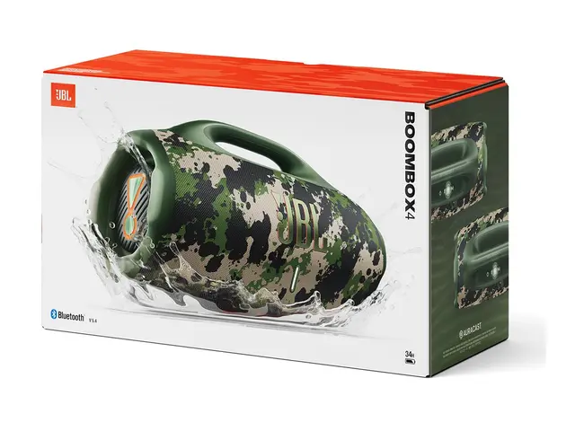 JBL Boombox 4 - Boombox-høyttaler - for bærbar bruk - trådløs - Bl...