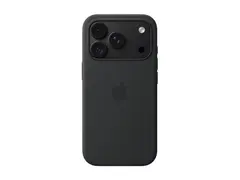 Apple - Beskyttende deksel for mobiltelefon MagSafe-samsvar - silikon - svart - for iPhone 18 Pro