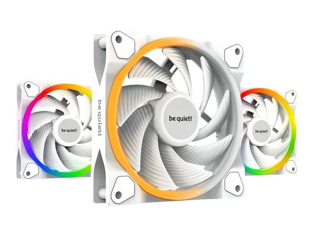 be quiet! Light Wings - Kabinettvifte PWM 120 mm hvit (en pakke 3)