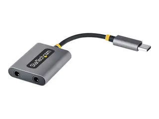 STARTECH USB-C HEADPHONE SPLITTER - US C TO DUAL 3.5MM AUDIO ADAPTER