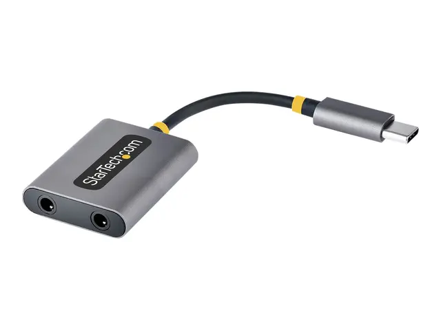 StarTech.com USB-C Headphone Splitter, USB Type C Dual Headset Ada...