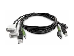 StarTech.com - Adapterkabel - TAA-samsvar USB-type A, DVI, 3,5 mm telefonjakk hann til HDMI, USB Type B, 3,5 mm telefonjakk hann - 1.8 m