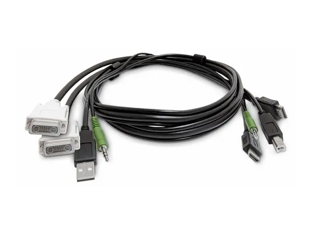 StarTech.com - Adapterkabel TAA-samsvar USB-type A, DVI, 3,5 mm te...