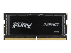 Kingston FURY Impact - DDR5 - modul 16 GB - SO DIMM 262-pin - 4800 MHz / PC5-38400 - CL38 - 1.1 V - ikke-bufret - on-die ECC - for Intel Next Unit of Computing 13 Extreme Kit - NUC13RNGi9