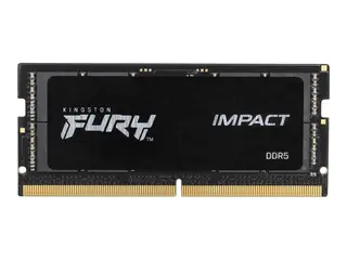 Kingston FURY Impact - DDR5 - modul - 16 GB SO DIMM 262-pin - 4800 MHz / PC5-38400 - CL38 - 1.1 V - ikke-bufret - on-die ECC - for Intel Next Unit of Computing 13 Extreme Kit - NUC13RNGi9
