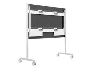 Steelcase Roam Collection - Vogn for interaktiv whiteboard - arktisk hvit, Microsoft-gr&#229; - skjermst&#248;rrelse: 85&quot; - for Microsoft Surface Hub 2S 85&quot;, Hub 3 for Business