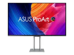 ASUS ProArt PA32UCDMR-K - OLED-skjerm - 32" (31.5" synlig) 3840 x 2160 4K UHD (2160p) @ 240 Hz - 1000 cd/m² - 1500000:1 - HDR10 - 0.1 ms - Thunderbolt 4, HDMI - høyttalere - sølv
