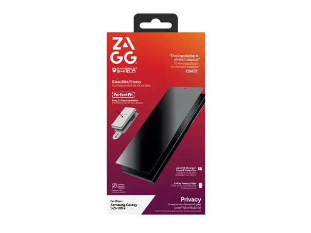 ZAGG InvisibleShield Glass Elite Privacy - Skjermbeskyttelse for m...