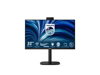 Philips 32B2U3601H - 3000 Series - LED-skjerm 32" (31.5" synlig) - 2560 x 1440 QHD @ 100 Hz - IPS - 1000:1 - HDMI, DisplayPort, USB-C - høyttalere - svart
