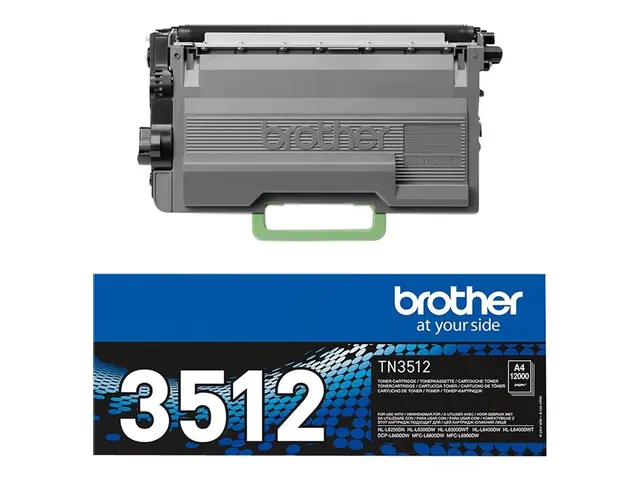 Brother TN3512 - Svart - original - tonerpatron - for Brother DCP-...