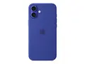 Apple - Baksidedeksel for mobiltelefon - MagSafe-samsvar silikon - ultramarin - for iPhone 16 Plus