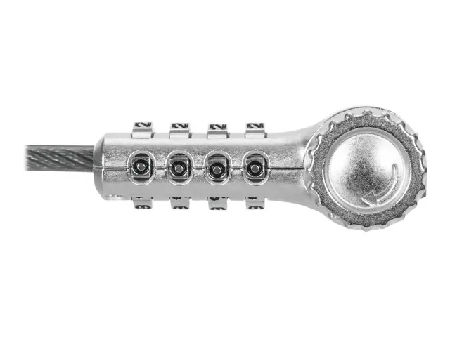 Targus DEFCON - Sikkerhetskabellås sølv 2 m