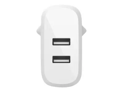 Belkin BoostCharge - Strømadapter 24 watt 2 utgangskontakter (USB)...
