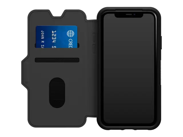OtterBox Strada Series - Lommebok for mobiltelefon - lær, polykarb...
