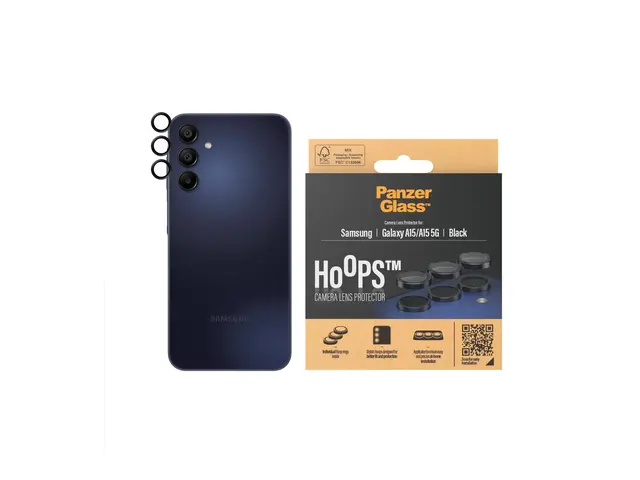 PanzerGlass Hoops - Linsebeskytter for mobiltelefon svart Samsung ...